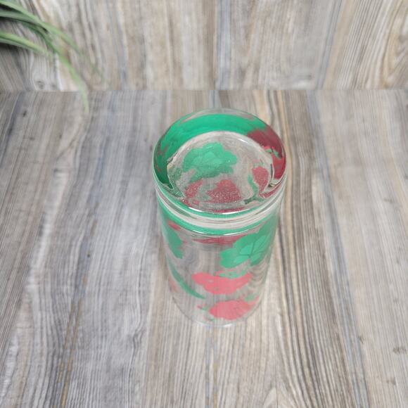 Vintage Avon Summer Fantasy Tumblers, Geranium Drinking Glasses - Picture 4 of 4